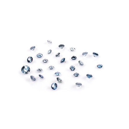 Natural Untreated Blue Sapphire Calibrated Rounds | 1.5mm & 1.75mm