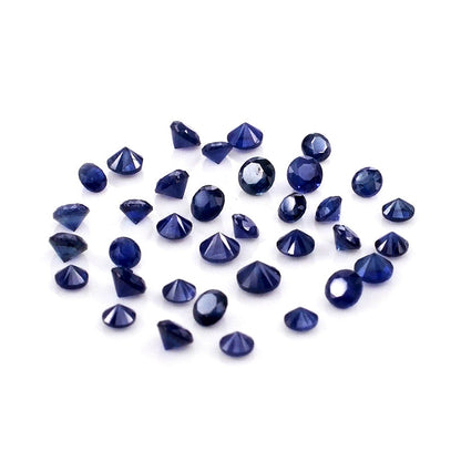 Natural Madagascar Untreated Blue Sapphire Calibrated Rounds | 1.5mm & 1.75mm