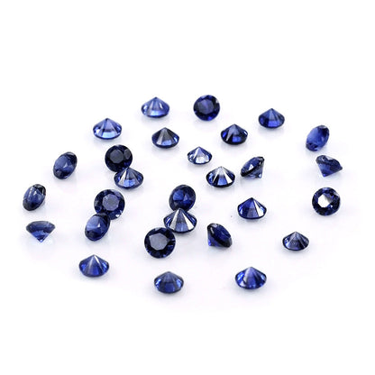 Natural Madagascar Untreated Blue Sapphire Calibrated Rounds | 1mm & 1.25mm