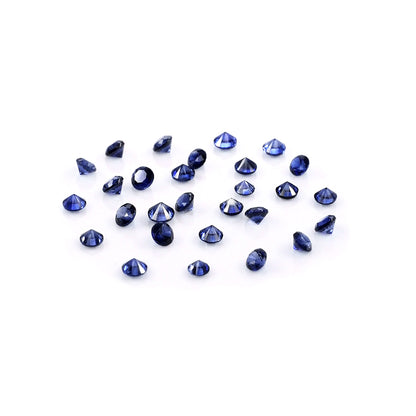 Natural Madagascar Untreated Blue Sapphire Calibrated Rounds | 1mm & 1.25mm