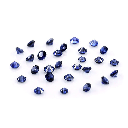 Natural Madagascar Untreated Blue Sapphire Calibrated Rounds | 2mm