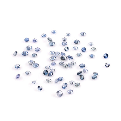 Natural Madagascar Untreated Blue Sapphire Calibrated Rounds | 1.5mm & 1.75mm