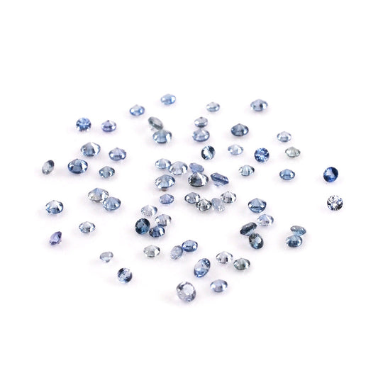 Natural Madagascar Untreated Blue Sapphire Calibrated Rounds | 1.5mm & 1.75mm