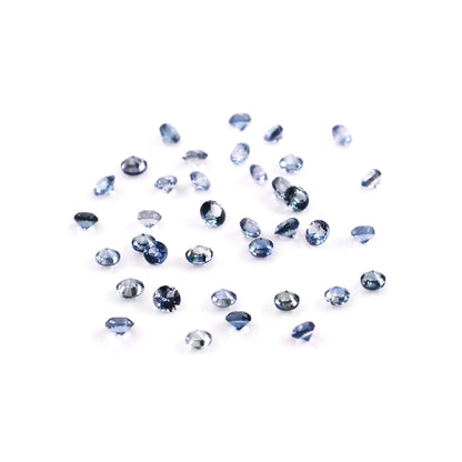 Natural Madagascar Untreated Blue Sapphire Calibrated Rounds | 2mm