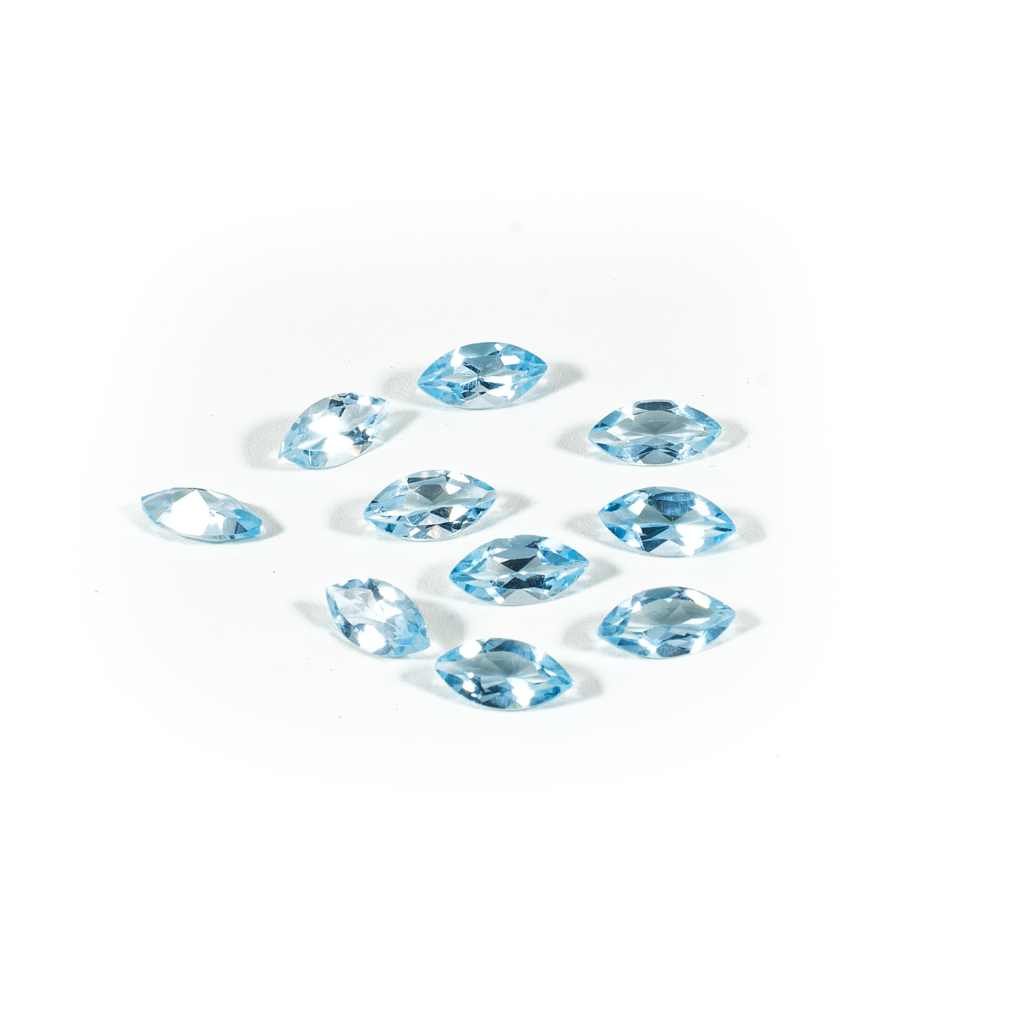 Natural Blue Topaz Calibrated Marquise | 4x8mm & 5x10mm