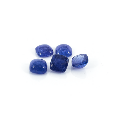 Natural Tanzanite Calibrated Sugar Loafs | 8mm & 9mm