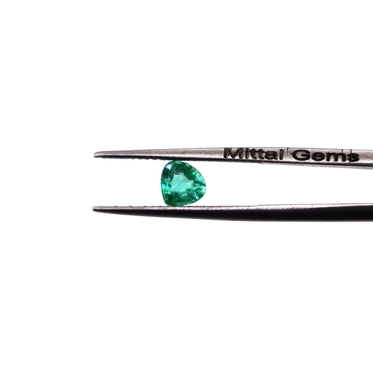 Natural Zambian Emerald Calibrated Hearts | 4mm & 5mm