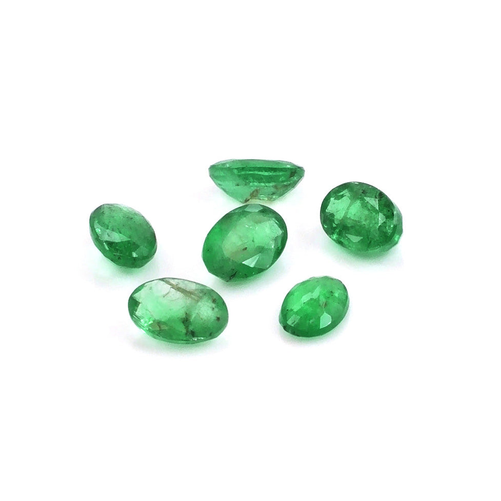 Natural Russian Emerald Calibrated Ovals | 3x5mm & 4x6mm