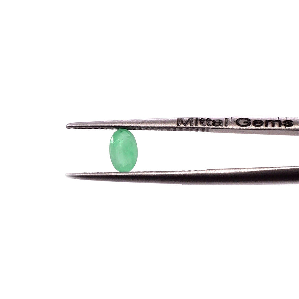 Natural Zambian Emerald Calibrated Ovals | 3x5mm & 4x6mm