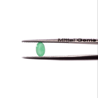Natural Zambian Emerald Calibrated Ovals | 3x5mm & 4x6mm