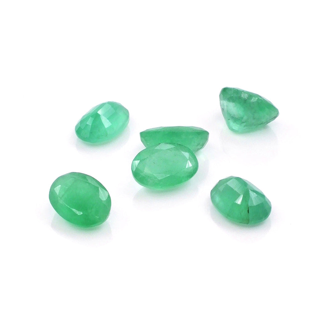 Natural Zambian Emerald Calibrated Ovals | 3x5mm & 4x6mm