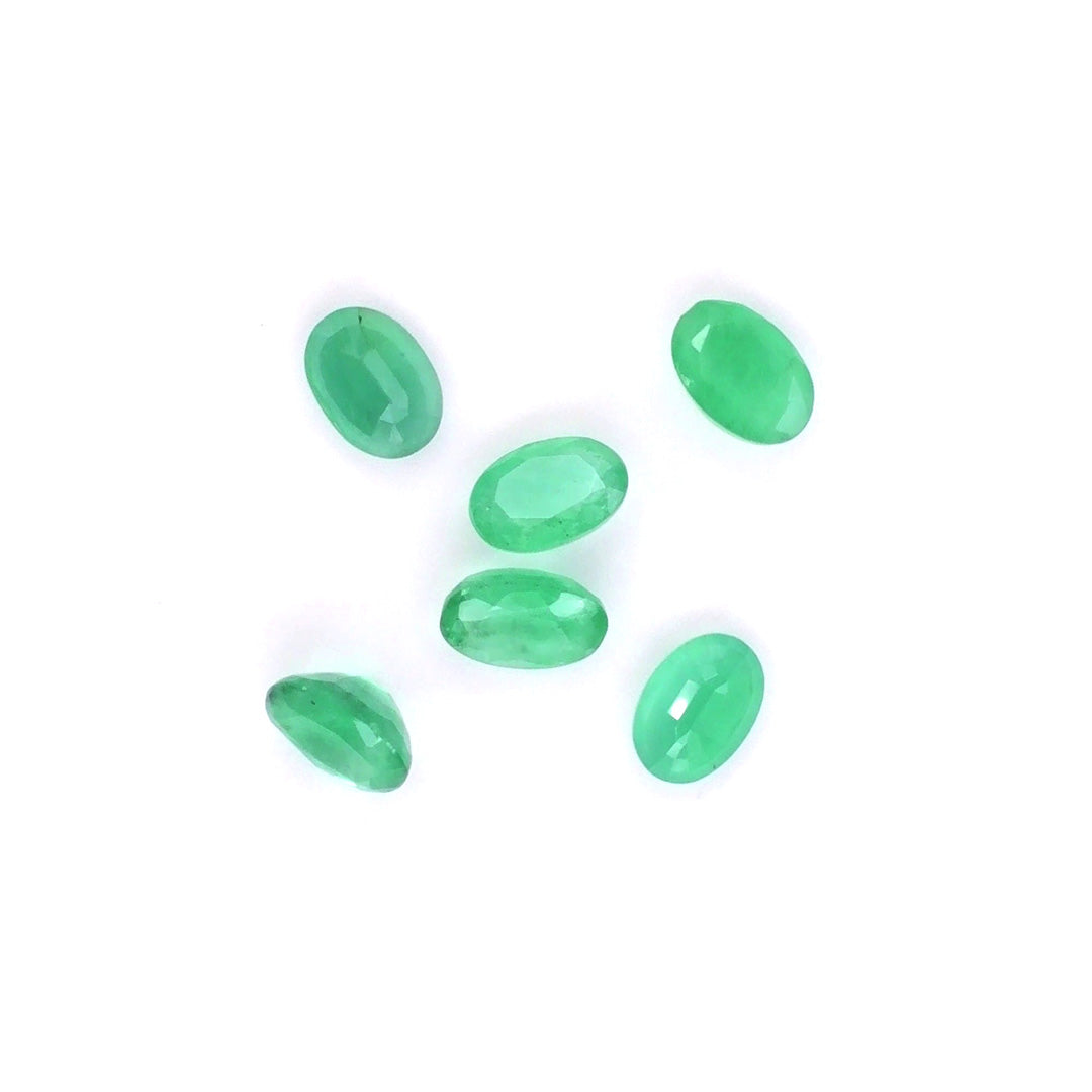 Natural Zambian Emerald Calibrated Ovals | 3x5mm & 4x6mm
