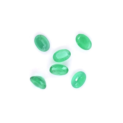 Natural Zambian Emerald Calibrated Ovals | 3x5mm & 4x6mm
