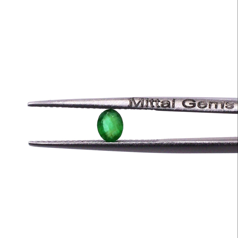 Natural Zambian Emerald Calibrated Ovals | 3x4mm & 4x5mm
