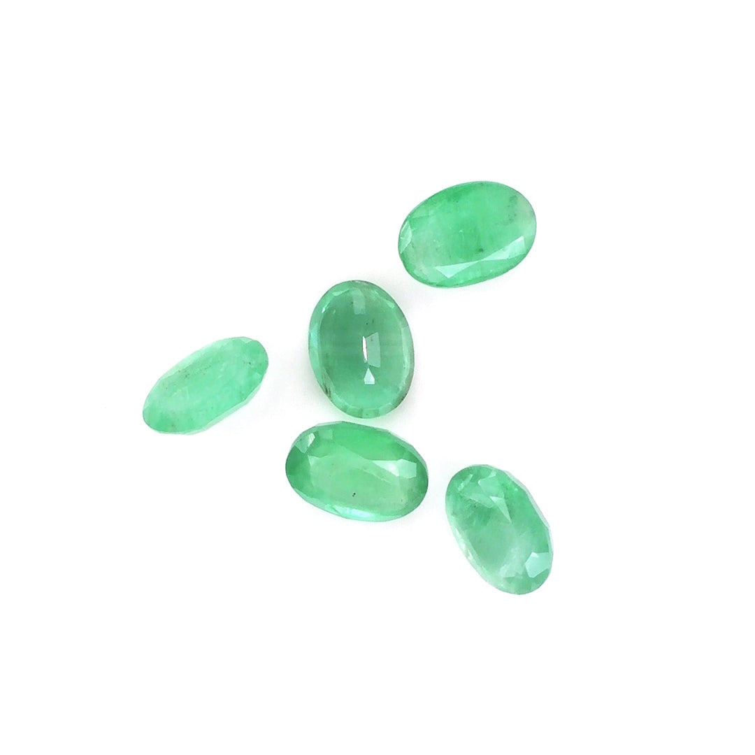 Natural Zambian Emerald Calibrated Ovals | 5x7mm & 6x8mm