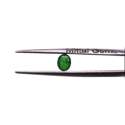 Natural Zambian Emerald Calibrated Ovals | 3x4mm & 4x5mm