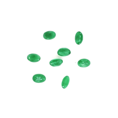 Natural Zambian Emerald Calibrated Ovals | 3x5mm & 4x6mm