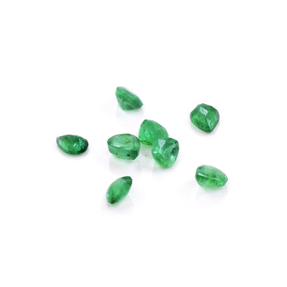 Natural Zambian Emerald Calibrated Pears | 3x4mm & 4x5mm