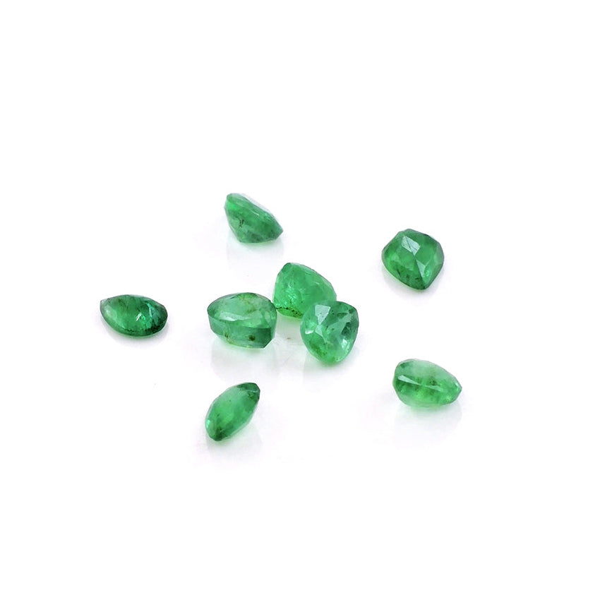 Natural Zambian Emerald Calibrated Pears | 5x6mm & 6x7mm
