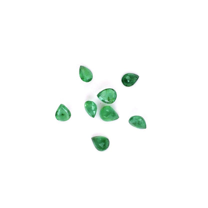 Natural Zambian Emerald Calibrated Pears | 5x6mm & 6x7mm