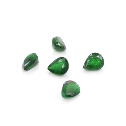Natural Zambian Emerald Calibrated Pears | 5x7mm & 6x8mm