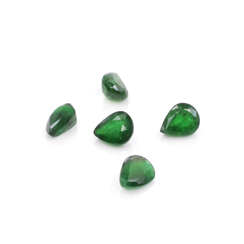Natural Zambian Emerald Calibrated Pears | 3x5mm & 4x6mm
