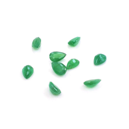Natural Zambian Emerald Calibrated Pears | 5x7mm & 6x8mm