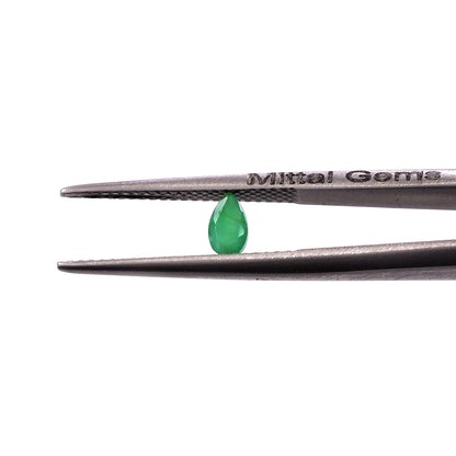 Natural Zambian Emerald Calibrated Pears | 3x5mm & 4x6mm