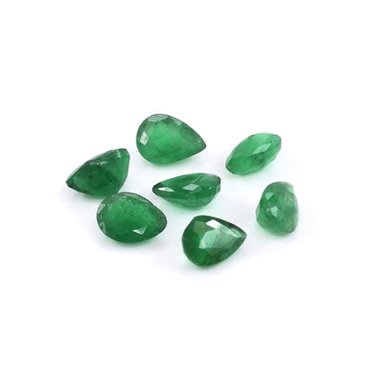 Natural Zambian Emerald Calibrated Pears | 5x7mm & 6x8mm