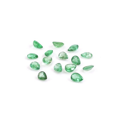 Natural Zambian Emerald Calibrated Pears | 5x6mm & 6x7mm