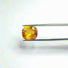 Natural Untreated Heated Yellow Sapphire Cushion | 12.20cts