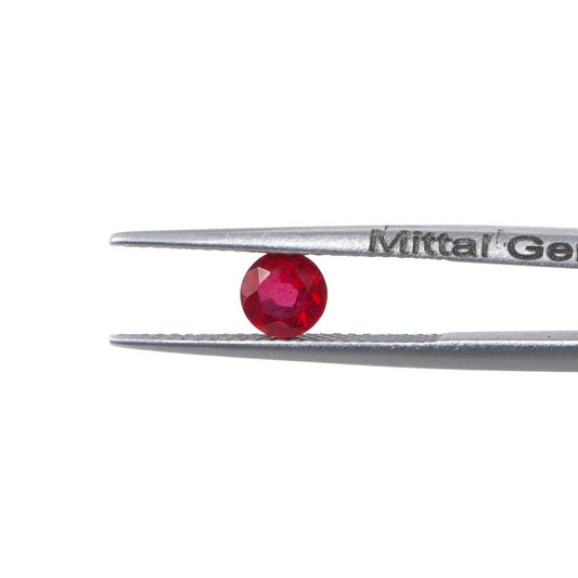 Natural Bangkok Ruby Calibrated Rounds | 4mm & 4.5mm