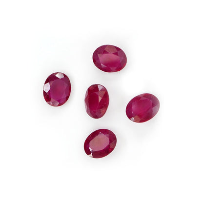 Natural Bangkok Ruby Calibrated Ovals | 9x11mm & 10x12mm