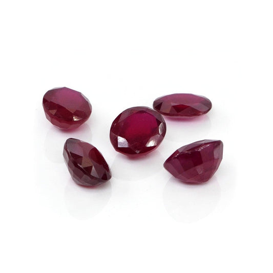 Natural Bangkok Ruby Calibrated Ovals | 9x11mm & 10x12mm