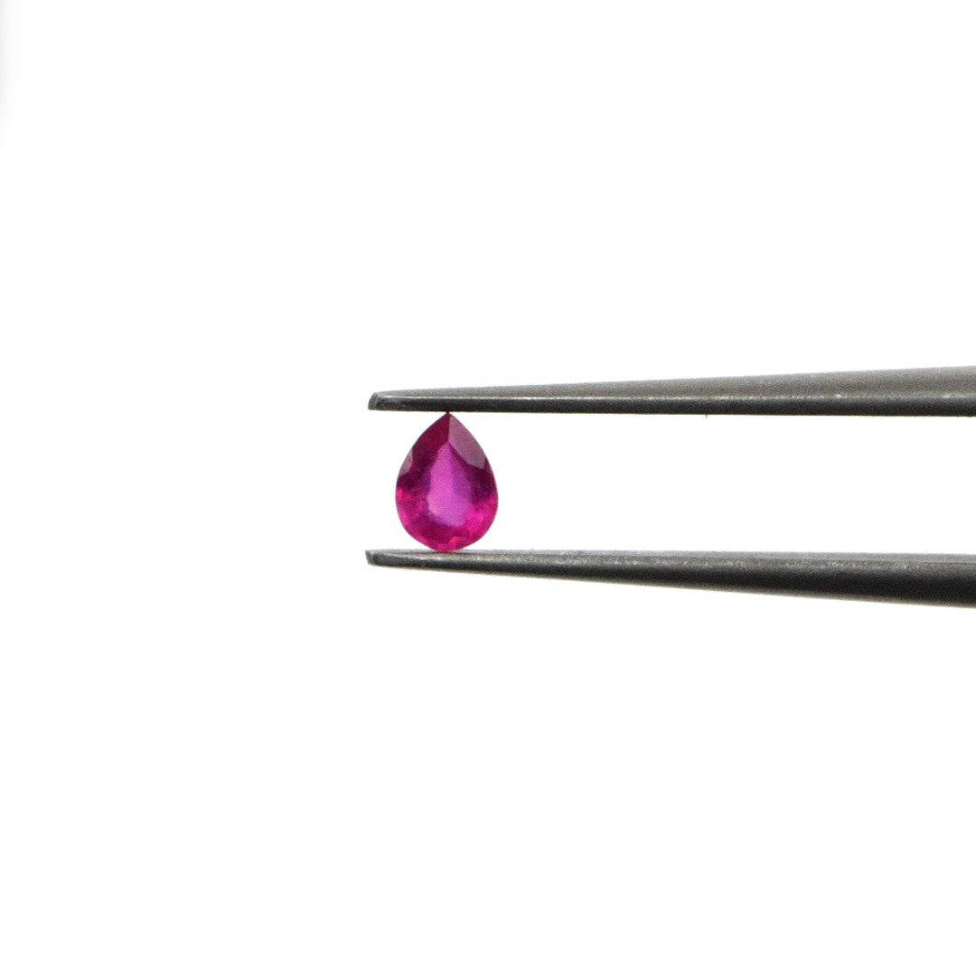 Natural Bangkok Ruby Calibrated Pears | 2x3mm & 2.5x3.5mm