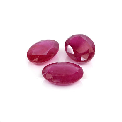 Natural Bangkok Ruby Calibrated Ovals | 12x14mm & 14x16mm