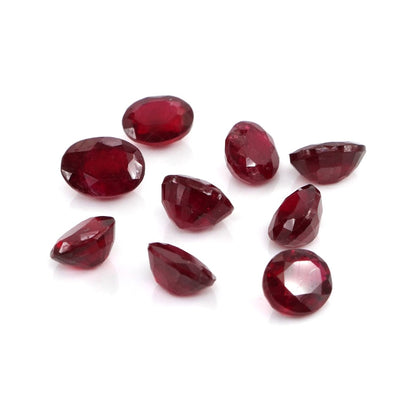 Natural Bangkok Ruby Calibrated Ovals | 5x6mm & 6x7mm