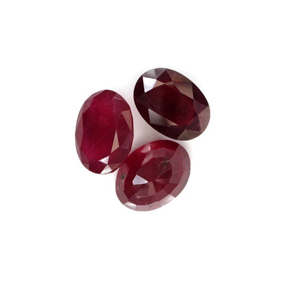 Natural Bangkok Ruby Calibrated Ovals | 10x14mm & 12x16mm