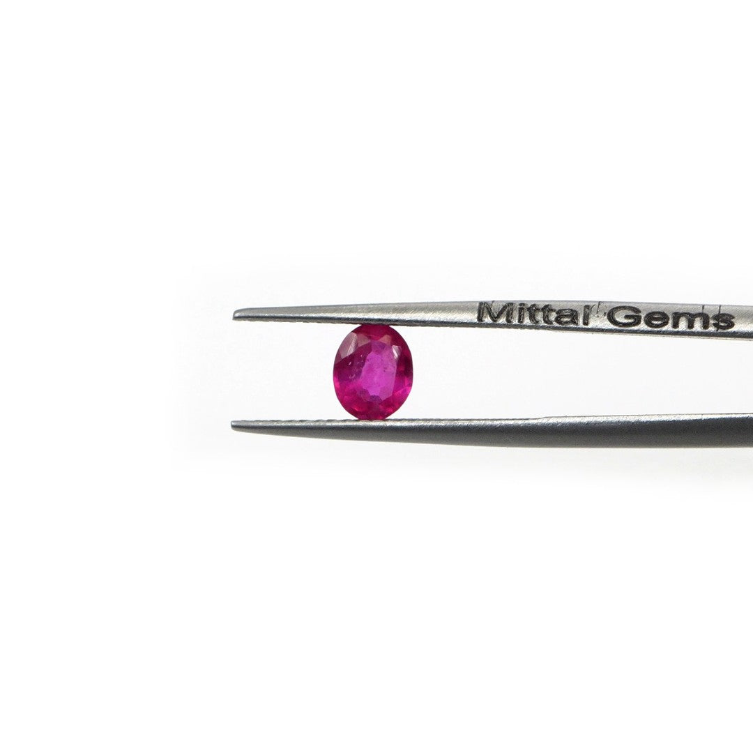 Natural Bangkok Ruby Calibrated Ovals | 5x6mm & 6x7mm
