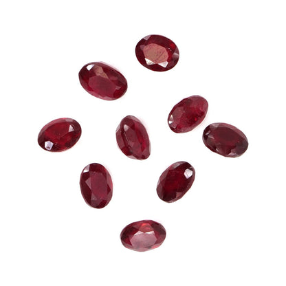 Natural Bangkok Ruby Calibrated Ovals | 2x4mm