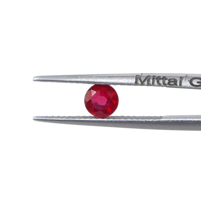 Natural Bangkok Ruby Calibrated Rounds | 5mm
