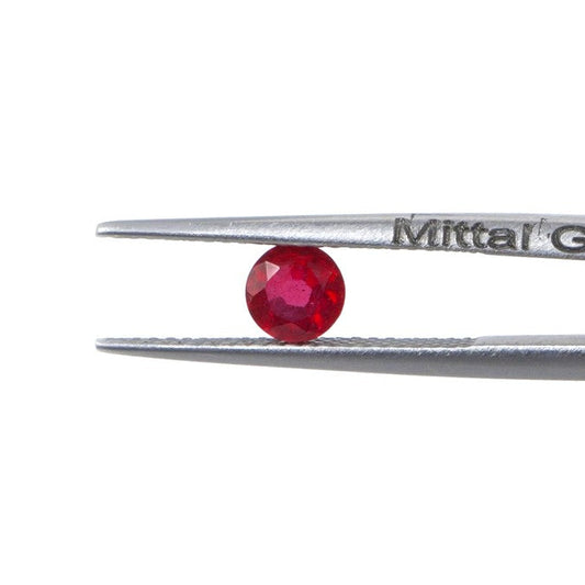 Natural Bangkok Ruby Calibrated Rounds | 5mm