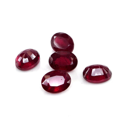 Natural Bangkok Ruby Calibrated Ovals | 5x7mm & 6x8mm