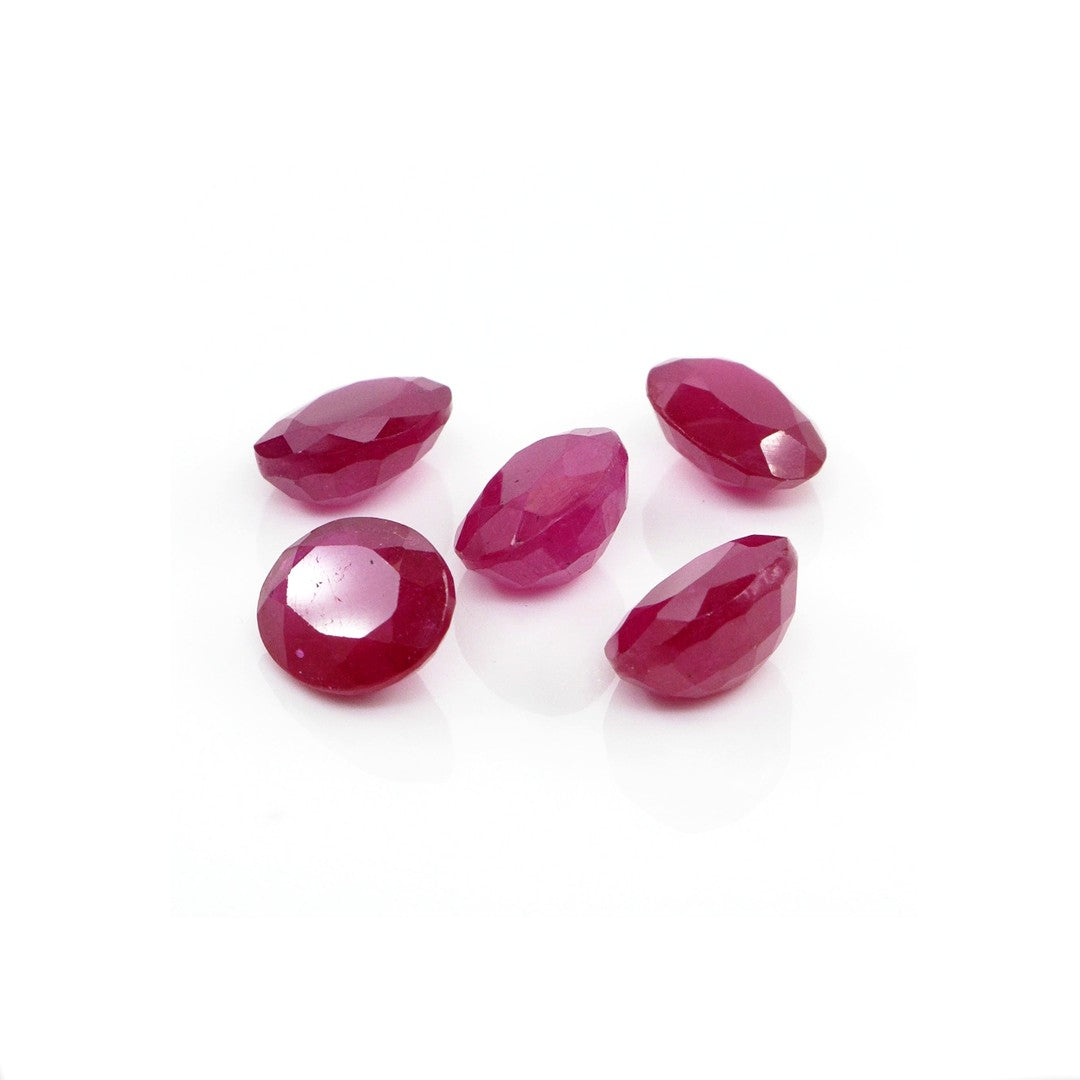 Natural Bangkok Ruby Calibrated Ovals | 7x9mm & 8x10mm
