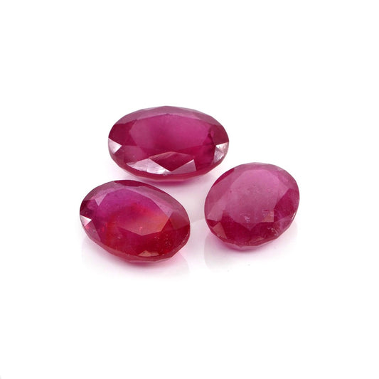 Natural Bangkok Ruby Calibrated Ovals | 12x14mm & 14x16mm