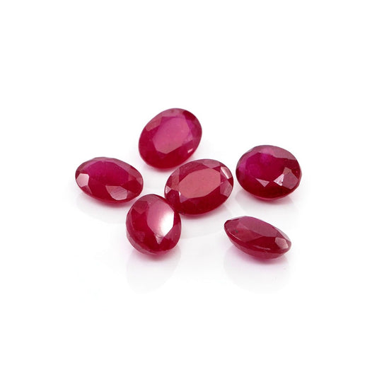 Natural Bangkok Ruby Calibrated Ovals | 5x7mm & 6x8mm