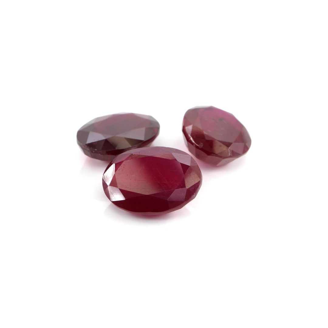 Natural Bangkok Ruby Calibrated Ovals | 10x14mm & 12x16mm