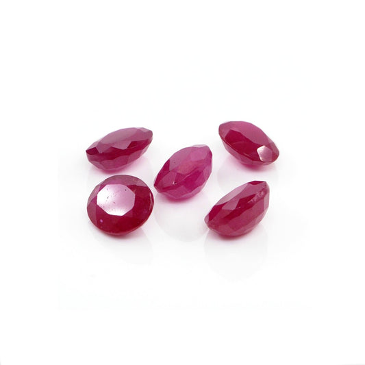 Natural Bangkok Ruby Calibrated Ovals | 9x11mm & 10x12mm