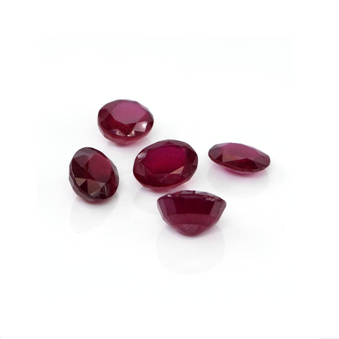 Natural Bangkok Ruby Calibrated Ovals | 9x11mm & 10x12mm