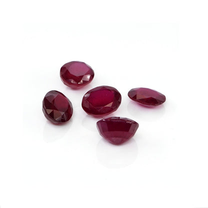 Natural Bangkok Ruby Calibrated Ovals | 9x11mm & 10x12mm